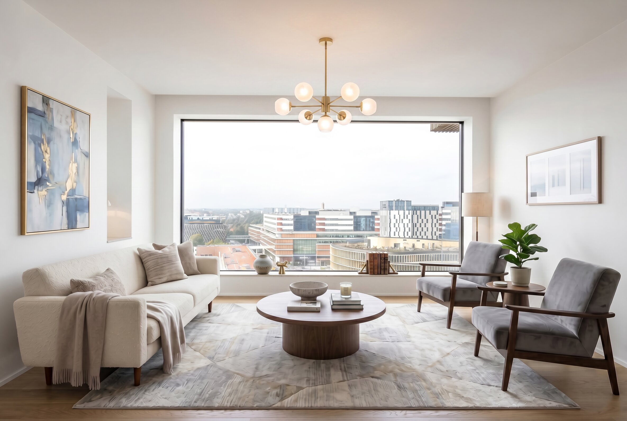 After virtual staging