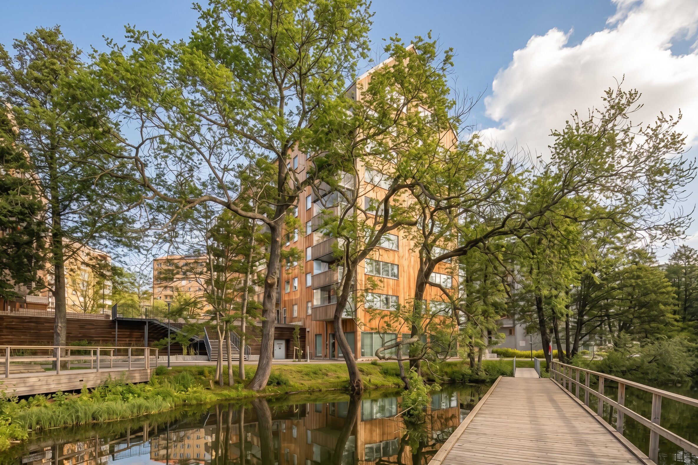 Same property after virtual season change to summer