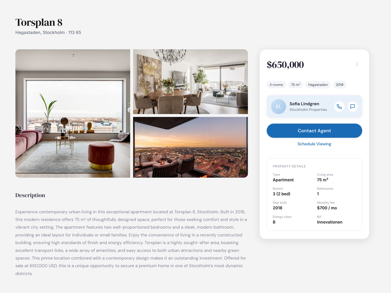 Generated listing for Torsplan 8